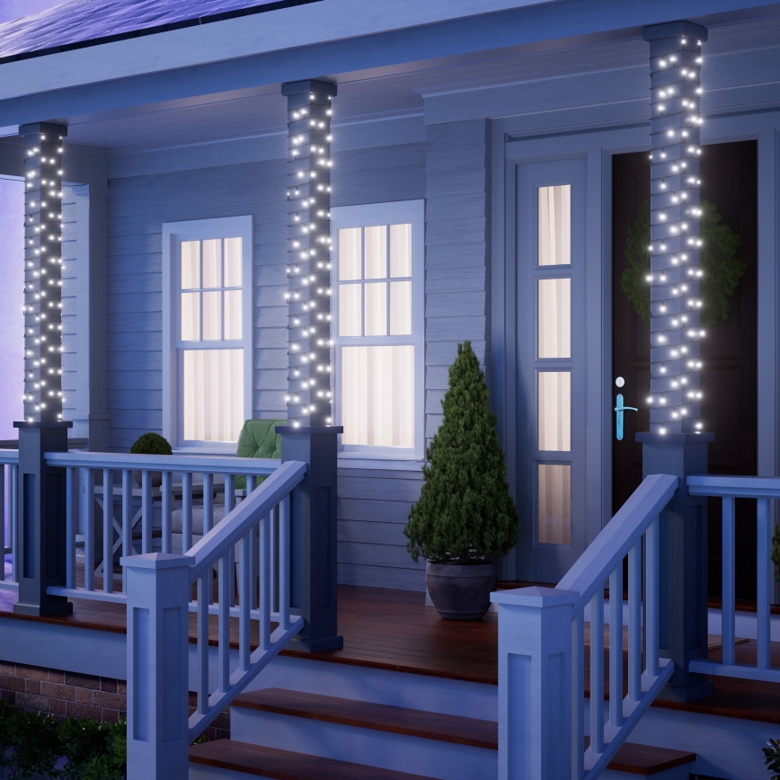 Nanoleaf - LED RGBW външна коледна гирлянда ESSENTIALS 300xLED 2x12m 2700-6500K Wi-Fi IP67