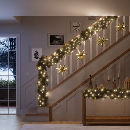 Nanoleaf - LED RGBW Екстериорен коледни лампички ESSENTIALS 300xLED 2x12m 2700-6500K Wi-Fi IP67