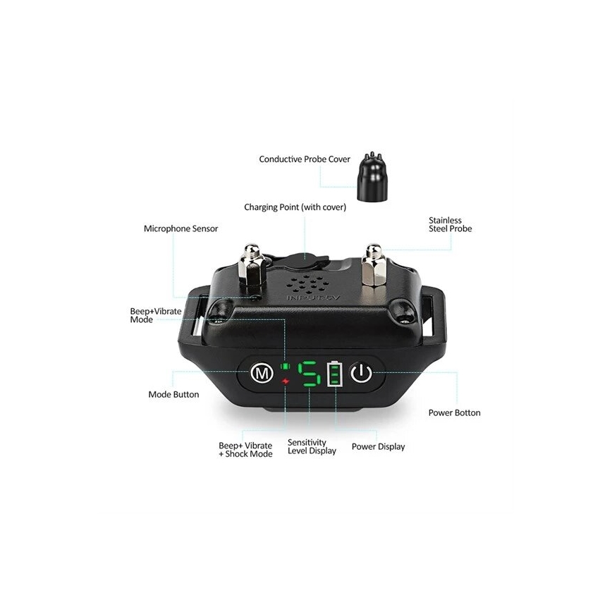 Нашийник против кучешки лай 52 см 3,7V 300 mAh IP67