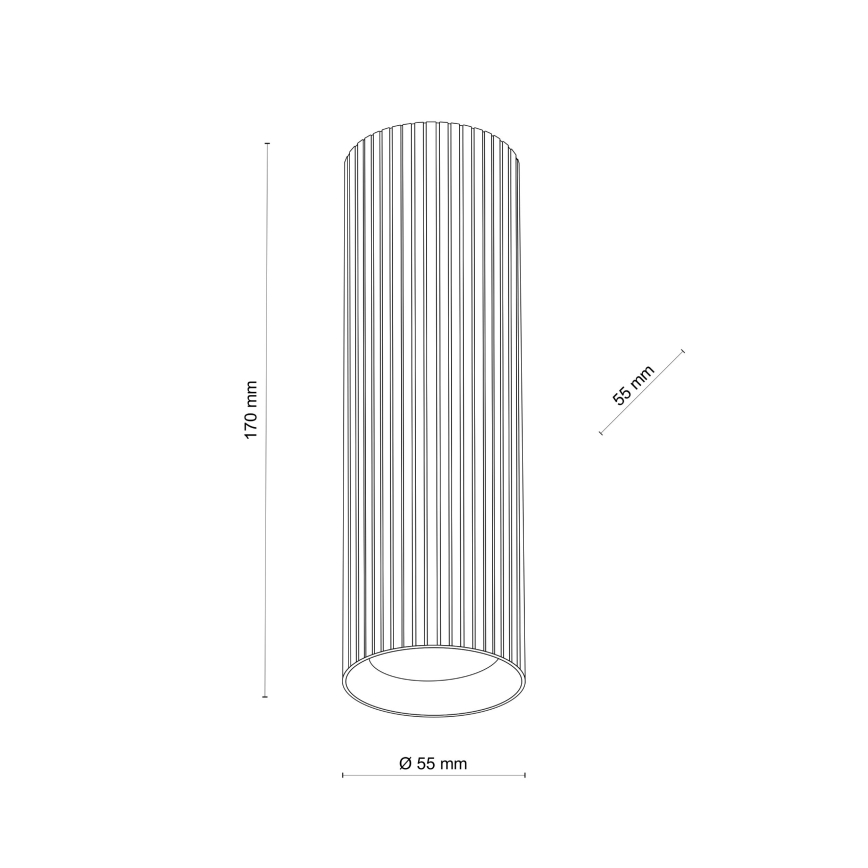 Насочващо осветително тяло TUNE M 1xGU10/10W/230V 17 cm бяло