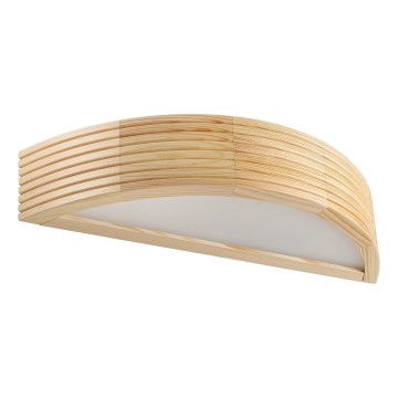 Настенен аплик NATURAL MODERN 1xE27/15W/230V от борова дървесина
