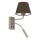 Настенна лампа ARDEN 1xE27/15W/230V + 1xG9/8W бежова/кафява