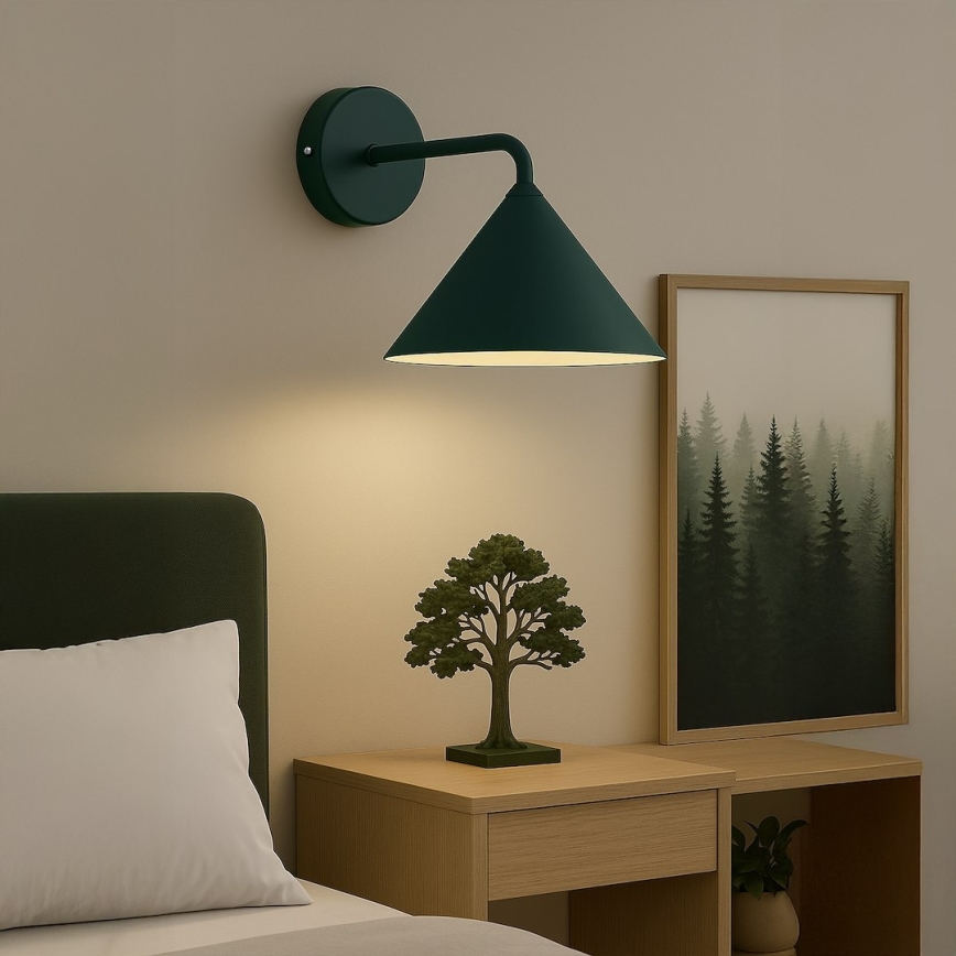 Настенна лампа CAPITAL 1xGX53/15W/230V зелена