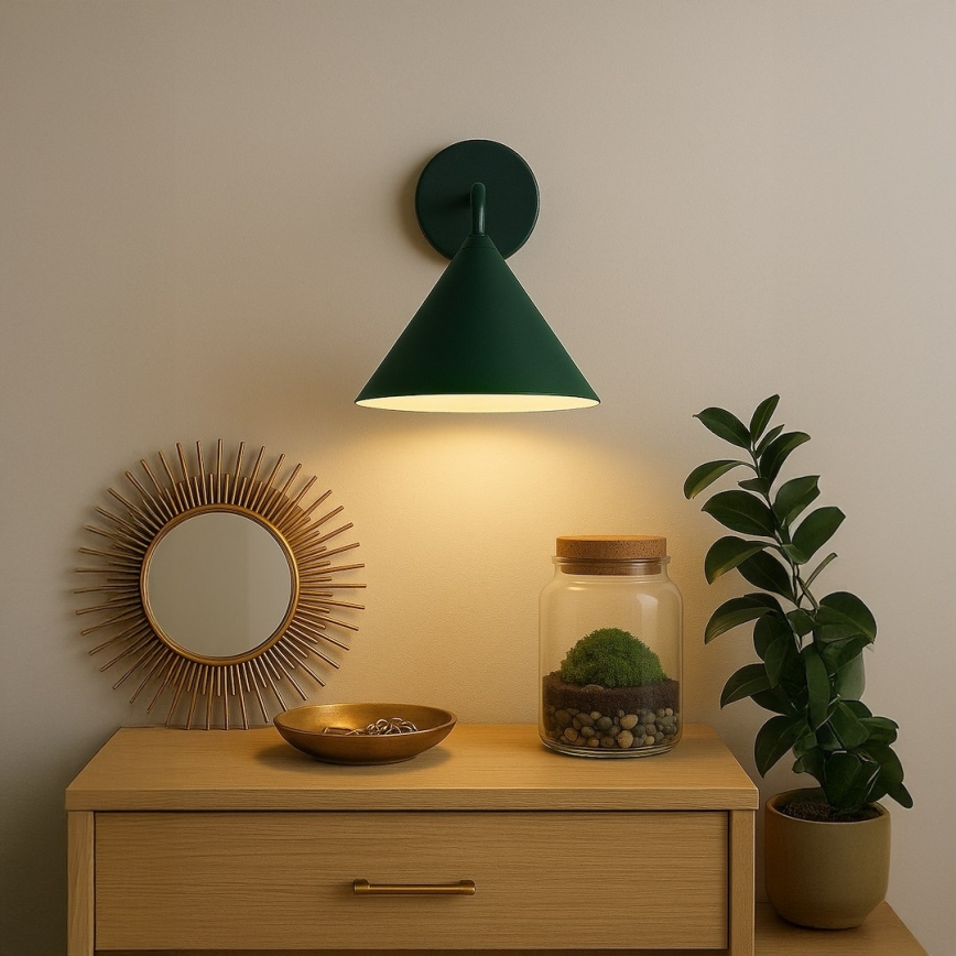 Настенна лампа CAPITAL 1xGX53/15W/230V зелена