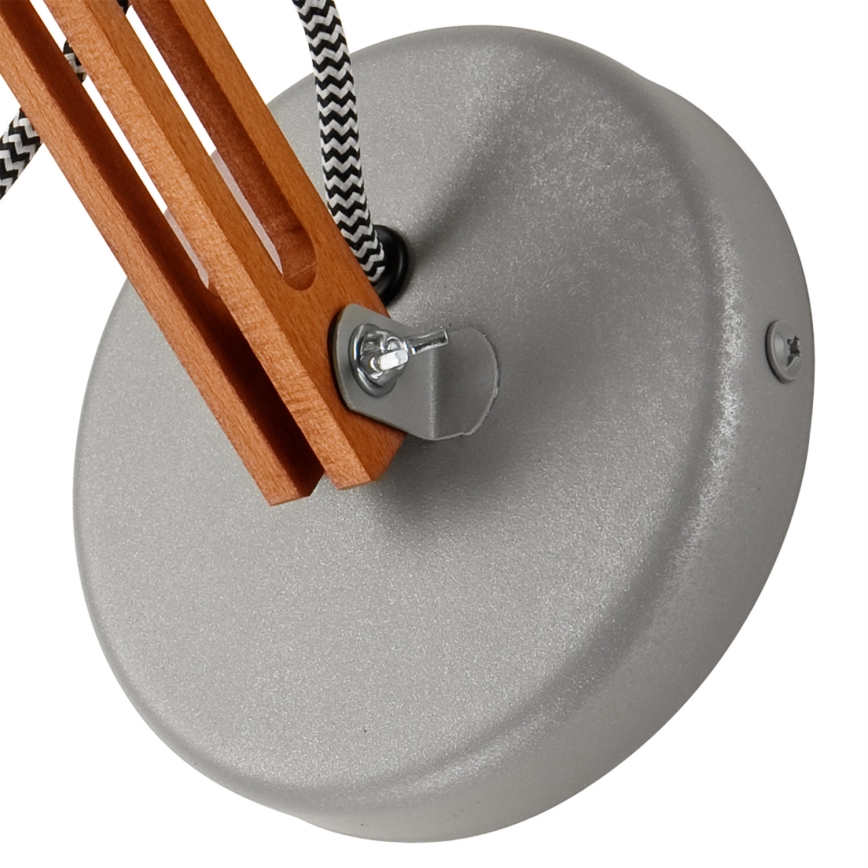 Стенна лампа MARCELLO 1xE27/60W/230V бук