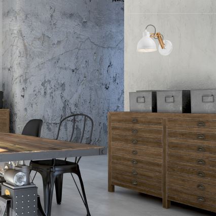 Настенна лампа MARCELLO 1xE27/60W/230V бук