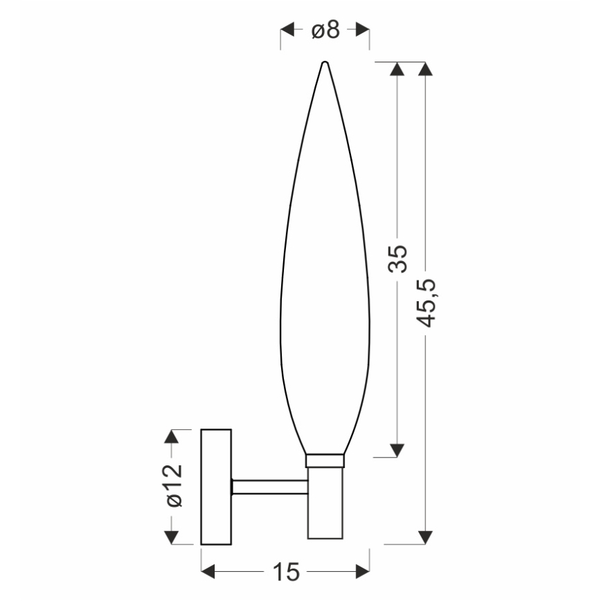 Настенна лампа NORDIC 1xG9/5W/230V черна/прозрачна