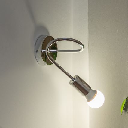 Настенна лампа OXFORD 1xE27/15W/230V лъскав хром