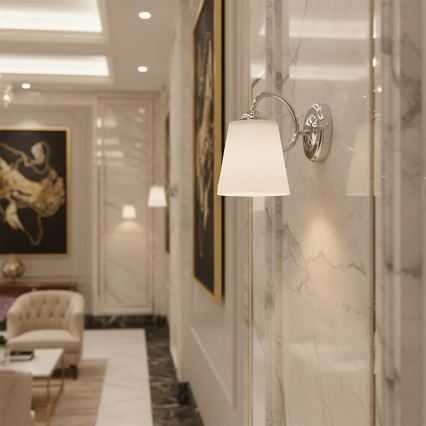 Настенна лампа PAFOS 1xE27/15W/230V лъскав хром