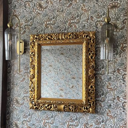 Настенна лампа PIEGA 1xE14/40W/230V месинг/димно черно