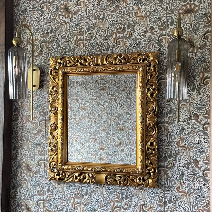 Настенна лампа PIEGA 1xE14/40W/230V месинг/димно черно