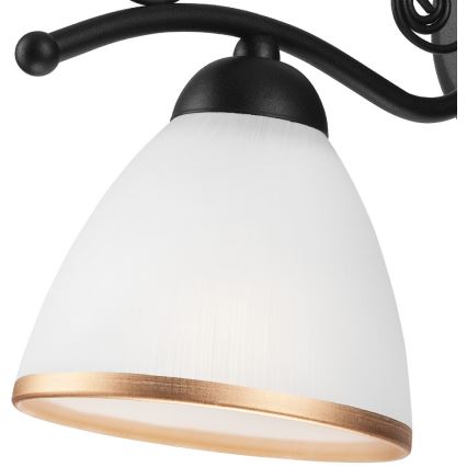 Стенно осветително тяло RETRO II 1xE27/60W/230V матово черно