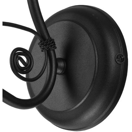 Стенно осветително тяло RETRO II 1xE27/60W/230V матово черно