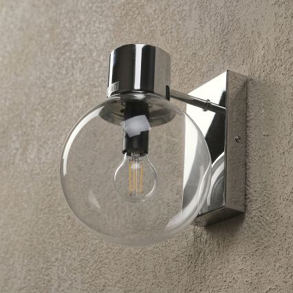 Настенна лампа SFERIO 1xE14/5W/230V лъскав хром/прозрачна