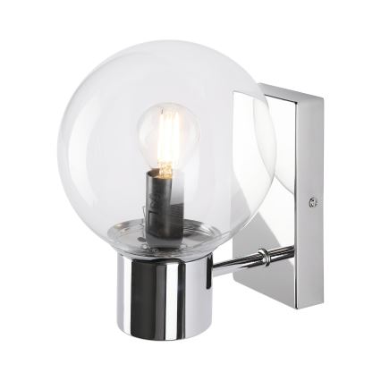 Настенна лампа SFERIO 1xE14/5W/230V лъскав хром/прозрачна