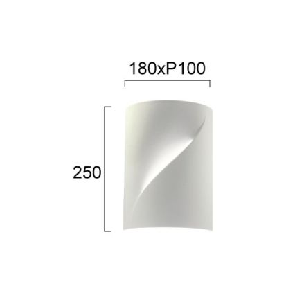 Настенно осветително тяло BLANC 2xE14/10W/230V бяло