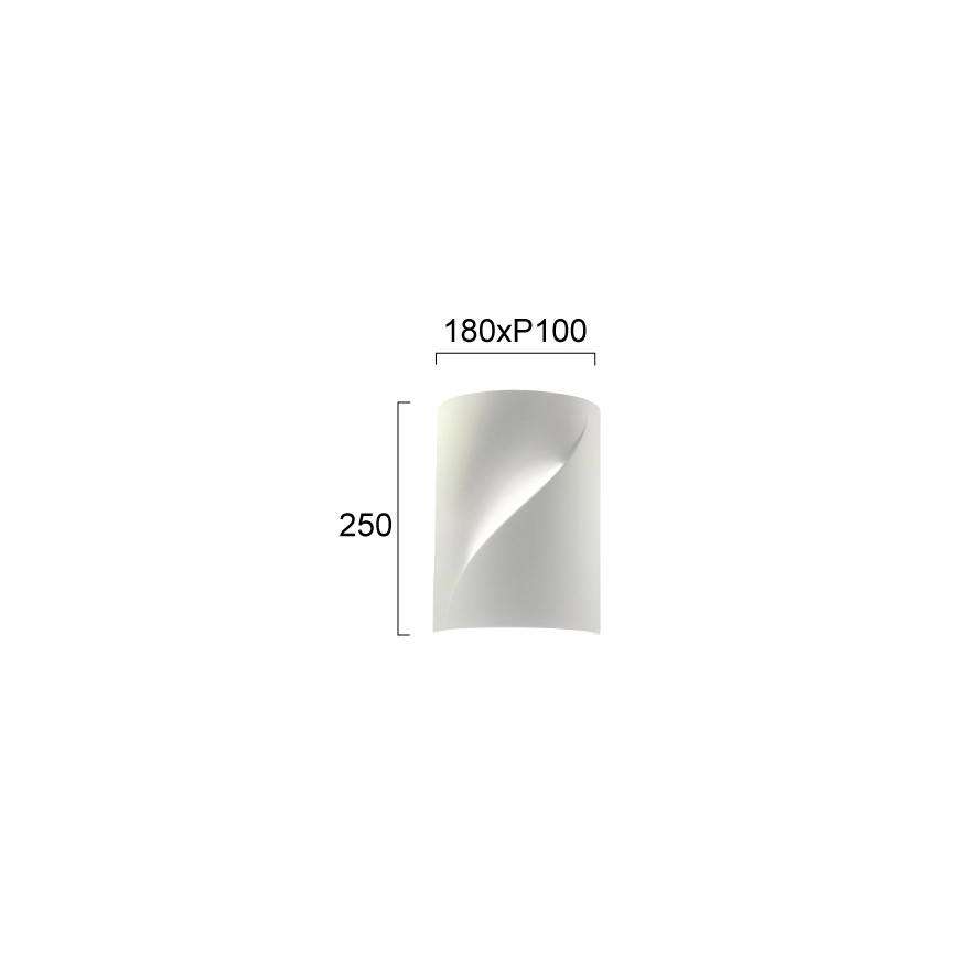 Настенно осветително тяло BLANC 2xE14/10W/230V бяло