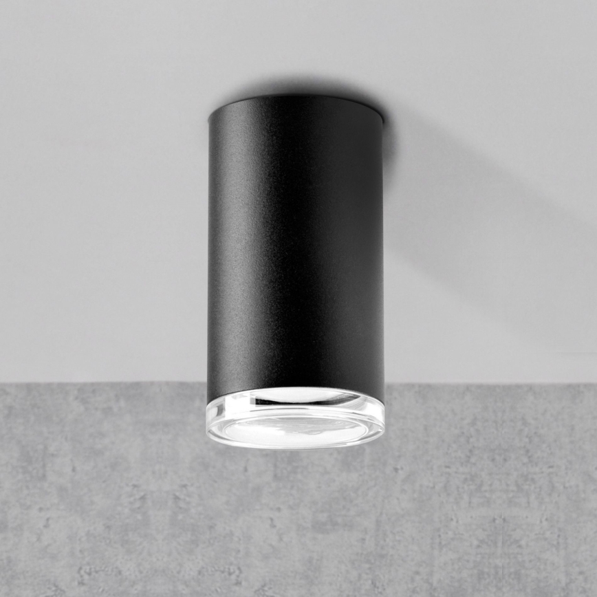 Настенно осветително тяло LED RGBW с димер TURYN 1xGU10/6,5W/230V 2700-6500K Wi-Fi IP44 черно