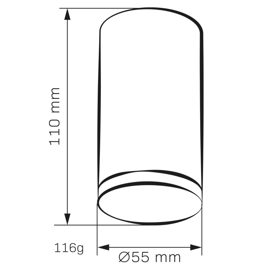 Настенно осветително тяло LED RGBW с димер TURYN 1xGU10/6,5W/230V 2700-6500K Wi-Fi IP44 черно