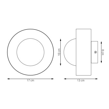 Настенно осветително тяло LULU 1xG9/8W/230V оранжево