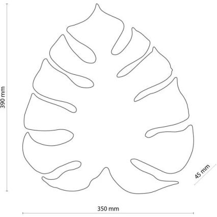 Настенно осветително тяло MONSTERA 3xG9/8W/230V черно
