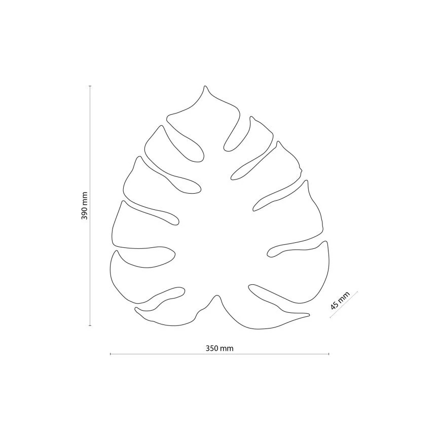 Настенно осветително тяло MONSTERA 3xG9/8W/230V черно