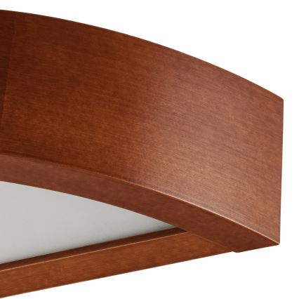 Настенно осветително тяло NATURAL 1xE27/60W/230V борова дървесина/кафяво