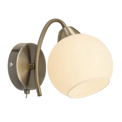 Настенно осветително тяло NESTOR 1xE27/40W/230V месинг