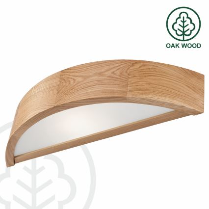 Настенно осветително тяло OAK 1xE27/60W/230V дъб