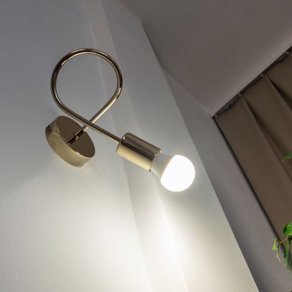 Настенно осветително тяло OXFORD 1xE27/15W/230V, златно