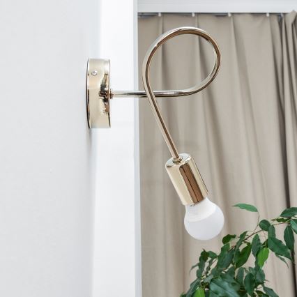 Настенно осветително тяло OXFORD 1xE27/15W/230V, златно