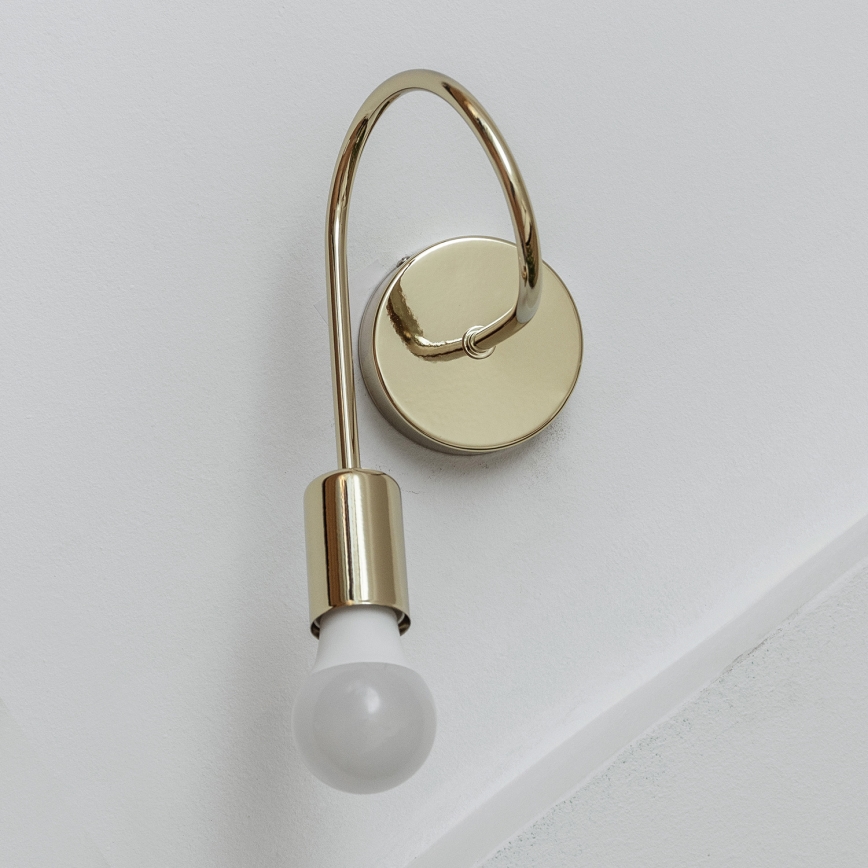 Настенно осветително тяло OXFORD 1xE27/15W/230V, златно