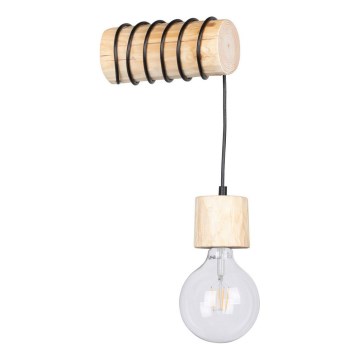 Настенно осветително тяло TRABO 1xE27/60W/230V бор