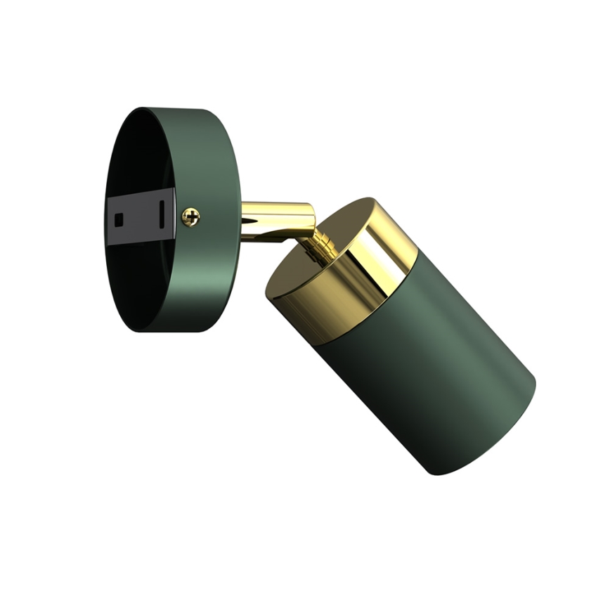 Настенно точково осветително тяло JOKER 1xGU10/25W/230V зелено/златисто