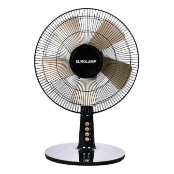 Настолен вентилатор 40W/230V, Ø 35 см, черен/златист
