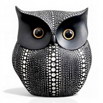 Настолна декорация 15 см, черна