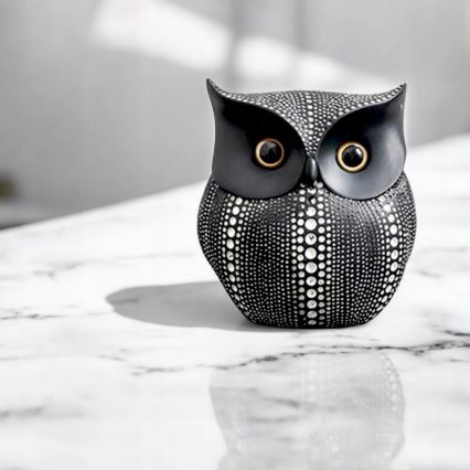 Настолна декорация 15 см, черна