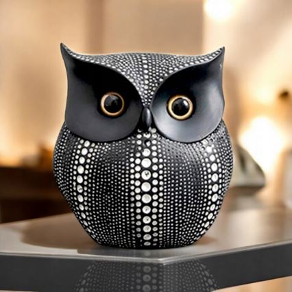 Настолна декорация 15 см, черна