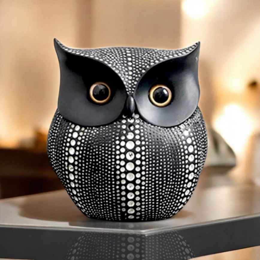 Настолна декорация 15 см, черна