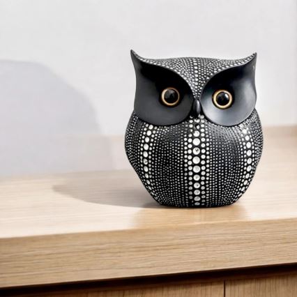 Настолна декорация 15 см, черна