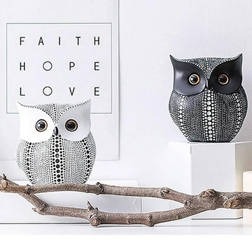 Настолна декорация 15 см, черна