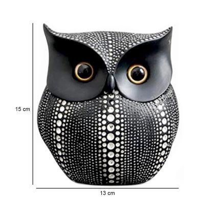 Настолна декорация 15 см, черна