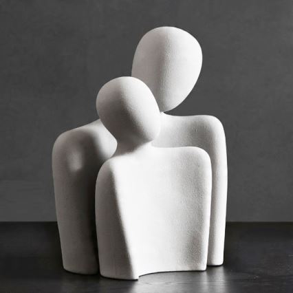 Настолна декорация 20x5,5x14,5 см бяла