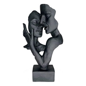 Настолна декорация 29x9x17 cm, от смола, черна