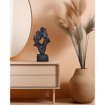 Настолна декорация 29x9x17 cm, от смола, черна