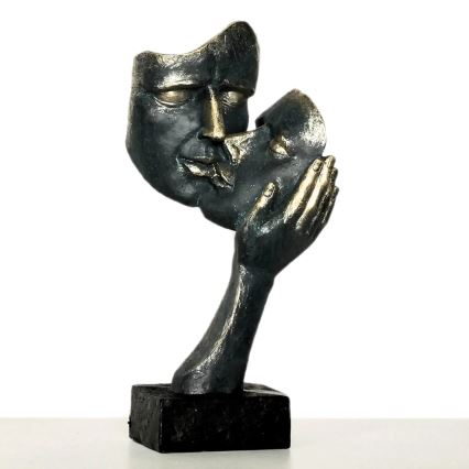 Настолна декорация 35x22x13 cm, изработена от смола с патина