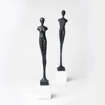 Настолна декорация 43 см, смола/черна