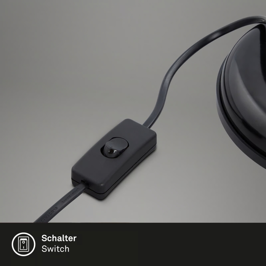 Настолна лампа 1xE14/25W/230V черна