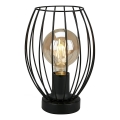 Настолна лампа 1xE27/25W/230V черна