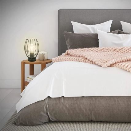 Настолна лампа 1xE27/25W/230V черна